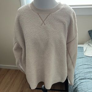 American eagle Sherpa crewneck sweatshirt